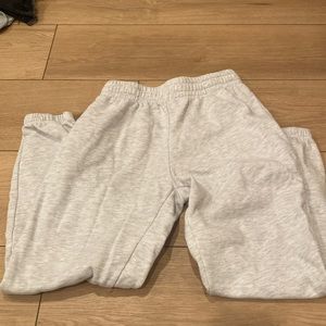 Light grey garage sweatpants, size small